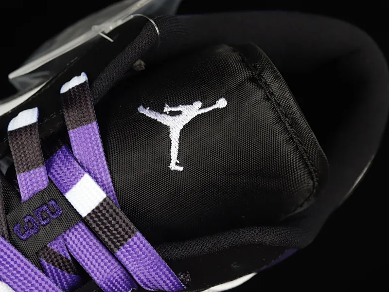 All categories Air Jordan Jordan series basketball shoes Air Jordan 1 Low Air Jordan 1 Low "Court Purple" AJ1 Joe 1 new black and purple toe 553558-125